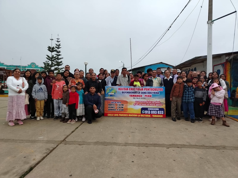 Inauguración de la obra en Yamango